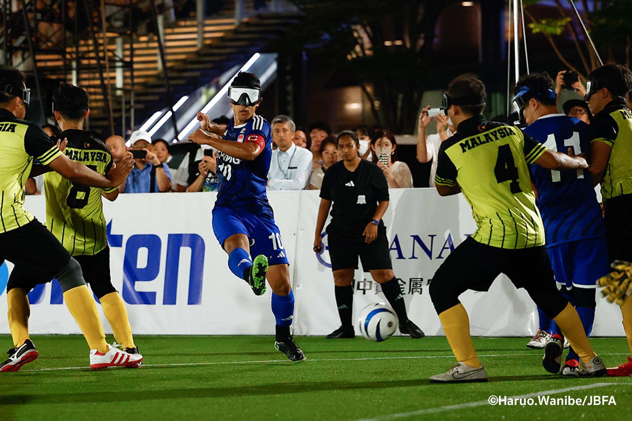 川村選手のシュート